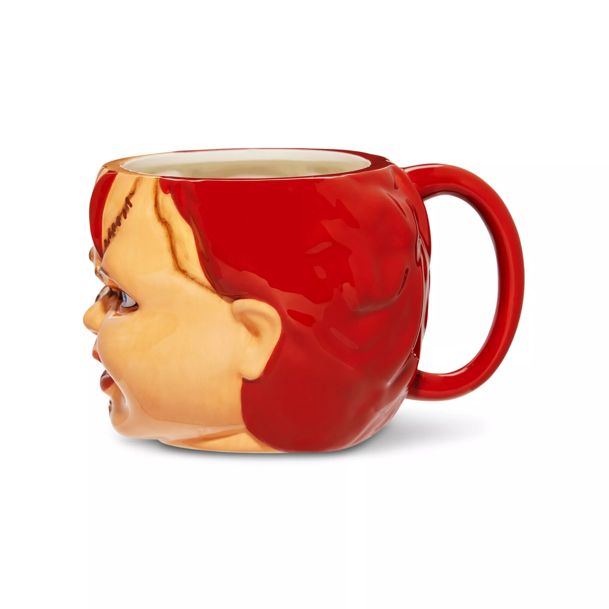 Molded Chucky Head Mug - 20 oz. at Spencer's