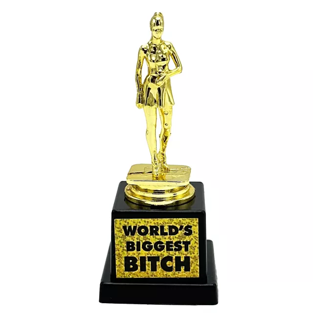 World's Biggest Bitch Trophy at Spencer's