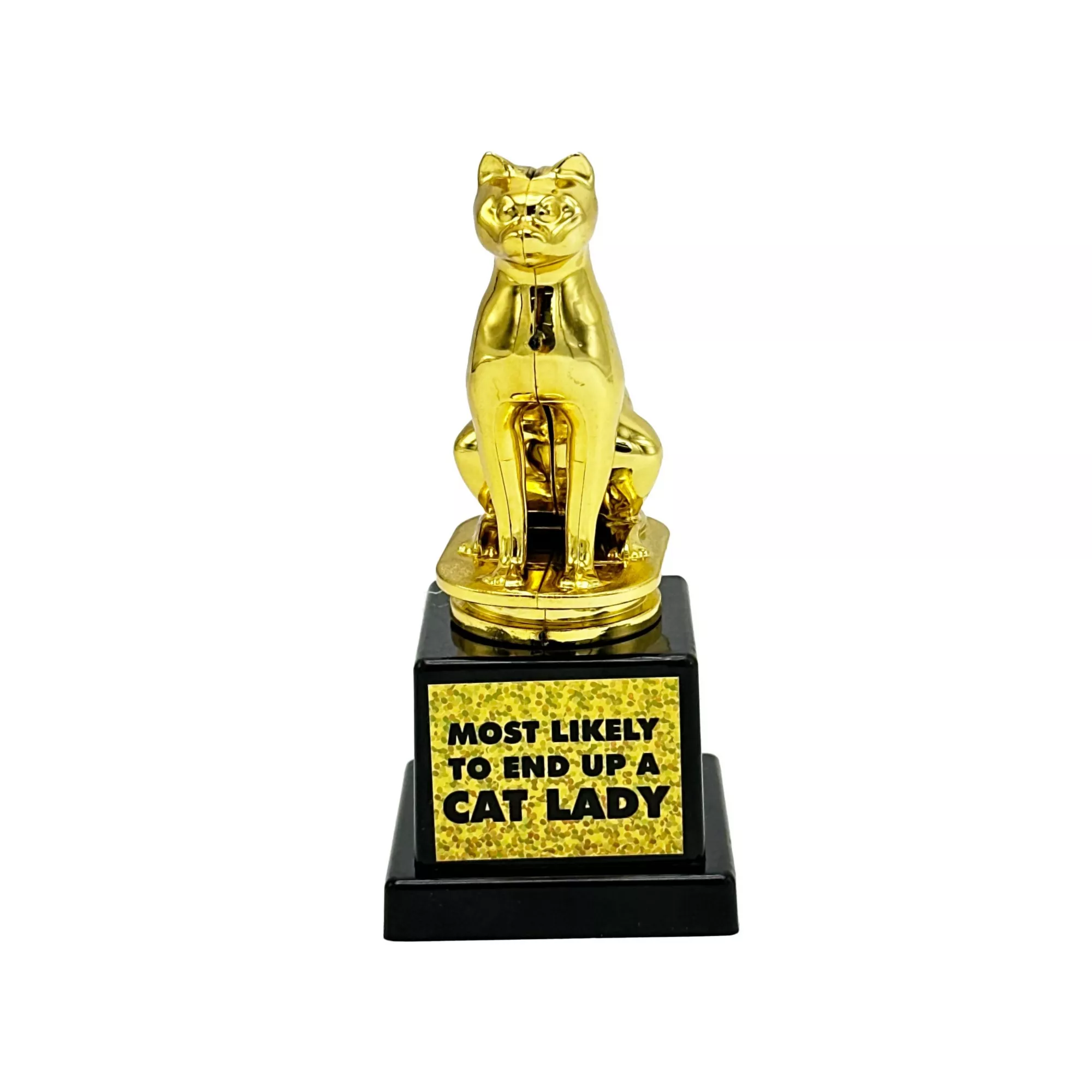 World's Craziest Cat Lady Trophy at Spencer's