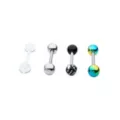 Multi-Pack Dice and Multi-Color Barbells 4 Pack - 14 Gauge at Spencer's