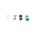 Multi-Pack Dice and Multi-Color Barbells 4 Pack - 14 Gauge at Spencer's