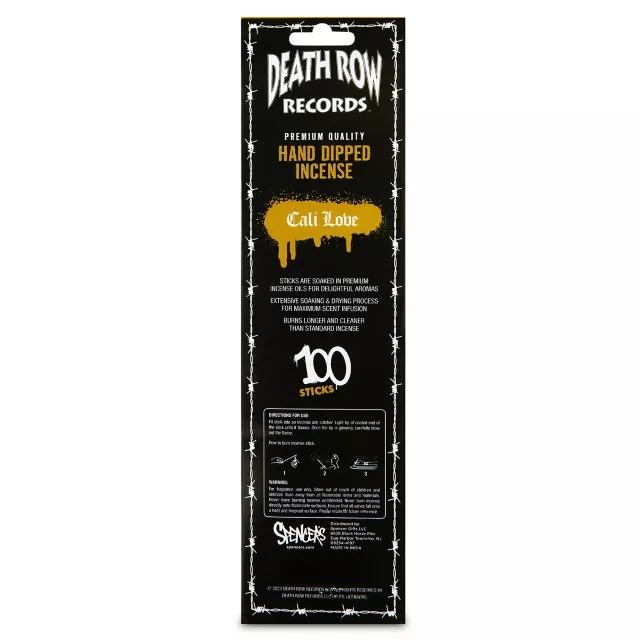 Death Row Records Cali Love Hand Dipped Incense Sticks - 100 Pack at Spencer's