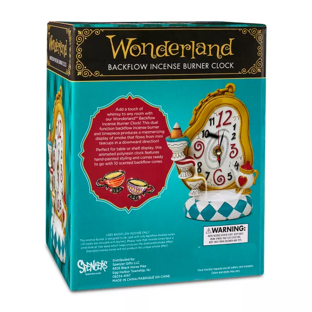 Wonderland Clock Incense Backflow Burner at Spencer's