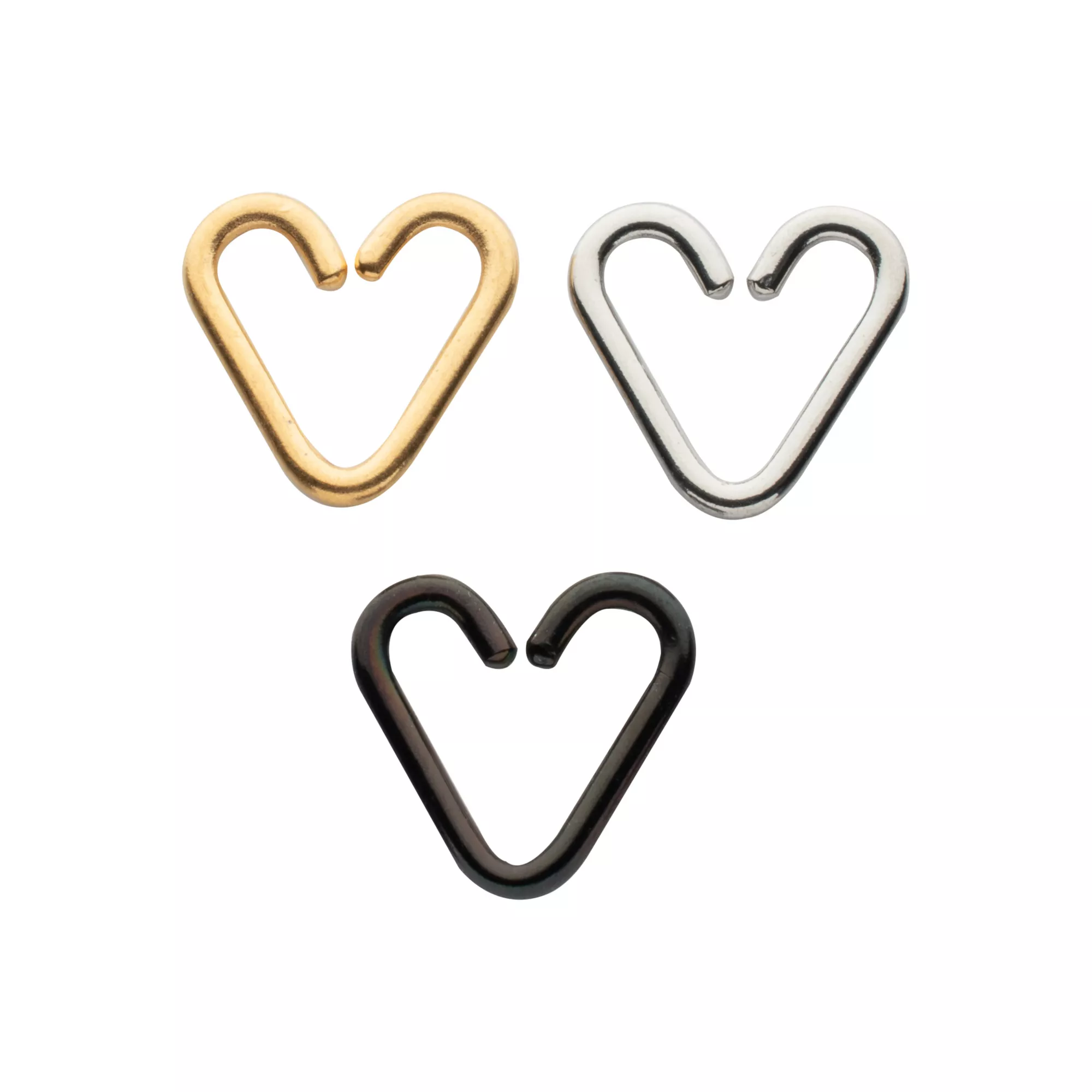 Multi-Pack Heart Seamless Hoops - 3 Pack at Spencer's
