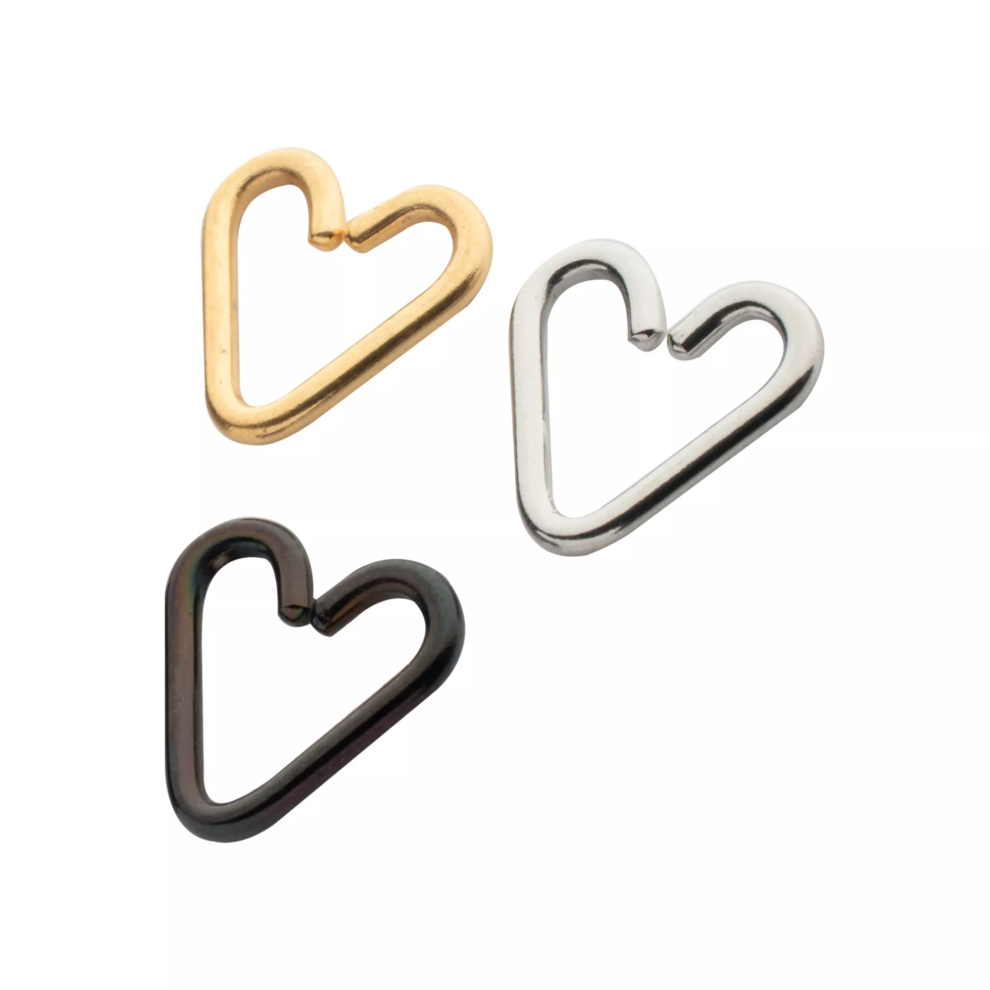 Multi-Pack Heart Seamless Hoops - 3 Pack at Spencer's