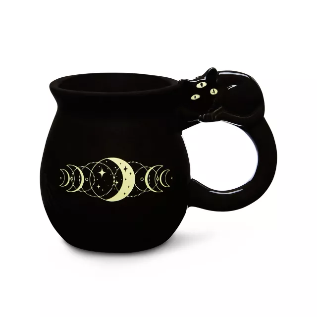 Mystic Cat Molded Coffee Mug - 17 oz. at Spencer's