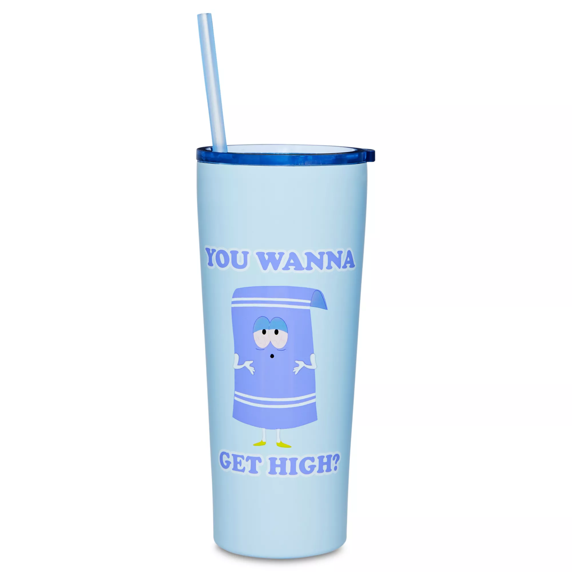 Towelie Cup with Straw 22 oz. - South Park at Spencer's