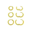 Multi-Pack Graduated Size Goldtone Huggie Hoop Earrings - 3 Pair at Spencer's