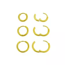 Multi-Pack Graduated Size Goldtone Huggie Hoop Earrings - 3 Pair at Spencer's