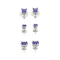 Multi-Pack Blue CZ Stud Earrings - 3 Pair at Spencer's