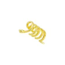 Goldtone Snake Coil Ear Cuff at Spencer's