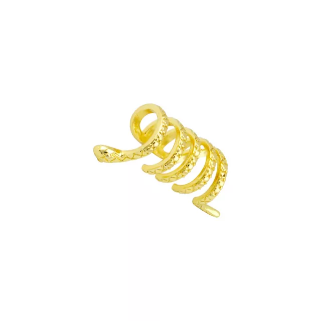 Goldtone Snake Coil Ear Cuff at Spencer's