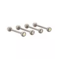 Multi-Pack CZ and Aurora Borealis Titanium Barbells 4 Pack - 14 Gauge at Spencer's