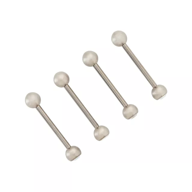Multi-Pack CZ and Aurora Borealis Titanium Barbells 4 Pack - 14 Gauge at Spencer's