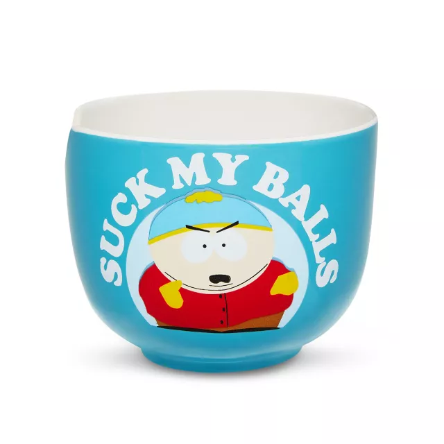 South Park Cartman Suck My Balls Bowl with Chopsticks - 20 oz. at Spencer's
