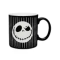 Jack Skellington Pinstripe Coffee Mug 20 oz. - The Nightmare Before Christmas at Spencer's