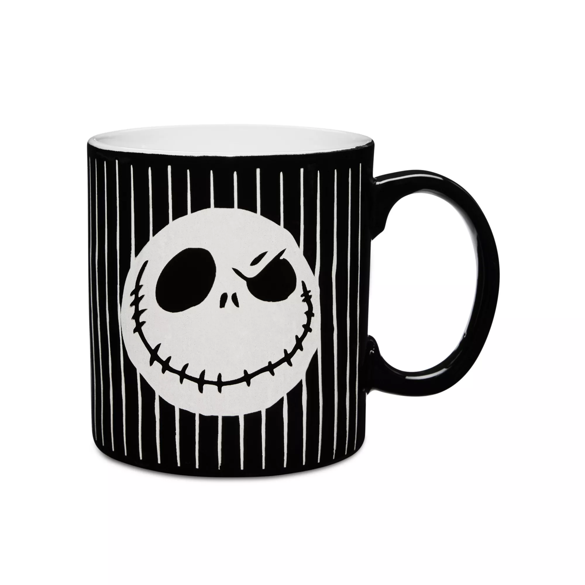 Jack Skellington Pinstripe Coffee Mug 20 oz. - The Nightmare Before Christmas at Spencer's