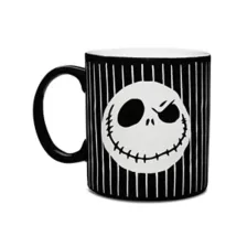Jack Skellington Pinstripe Coffee Mug 20 oz. - The Nightmare Before Christmas at Spencer's