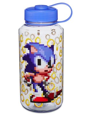 Sonic The Hedgehog Character Plastic Water Bottle, 32 Ounces