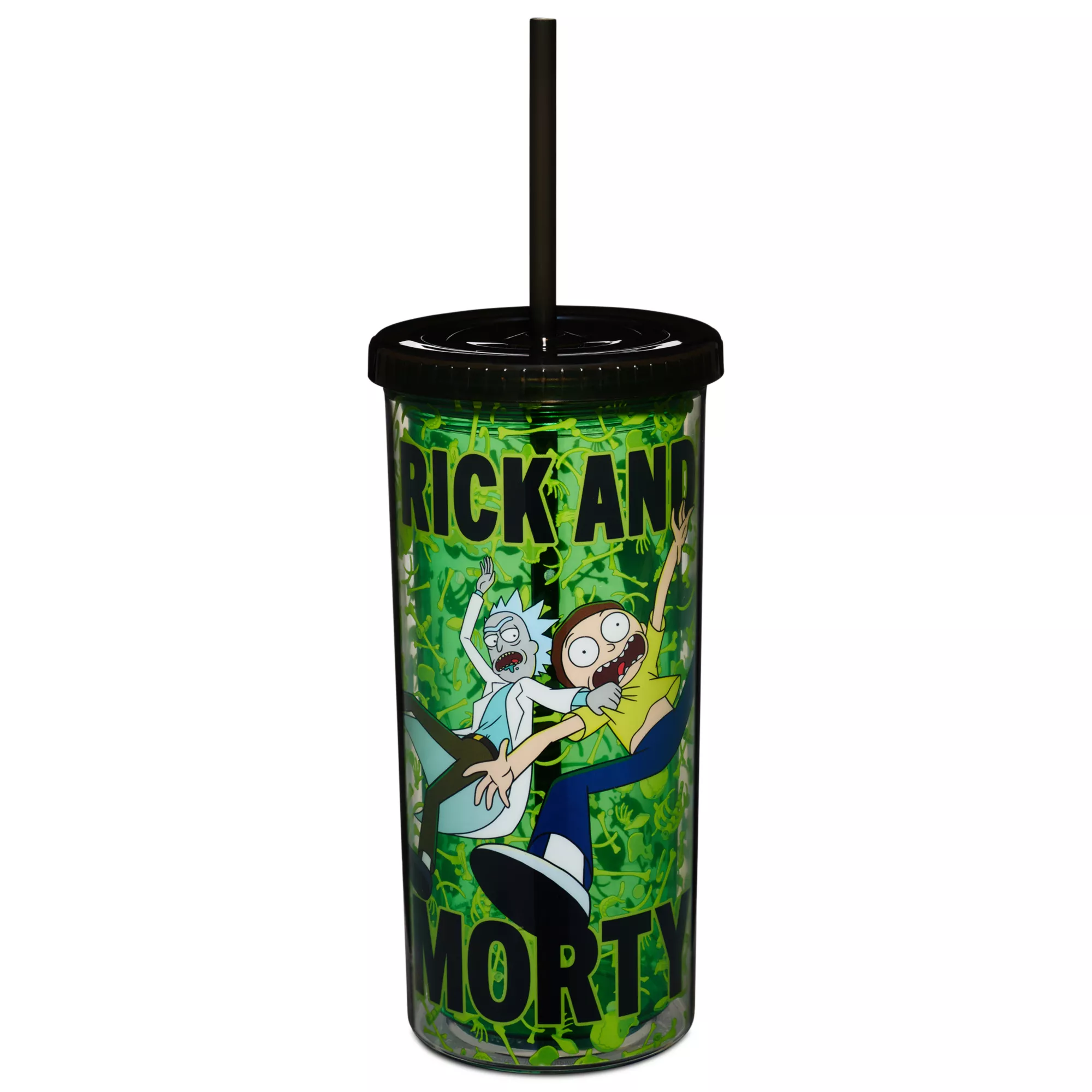 Rick and Morty Acid Cup with Straw - 20 oz. at Spencer's