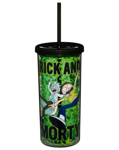 Rick and Morty Acid Cup with Straw - oz