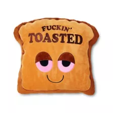 Fuckin' Toasted Shaped Pillow at Spencer's
