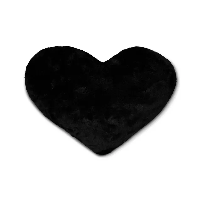 Pink and Black Playboy Heart Pillow at Spencer's