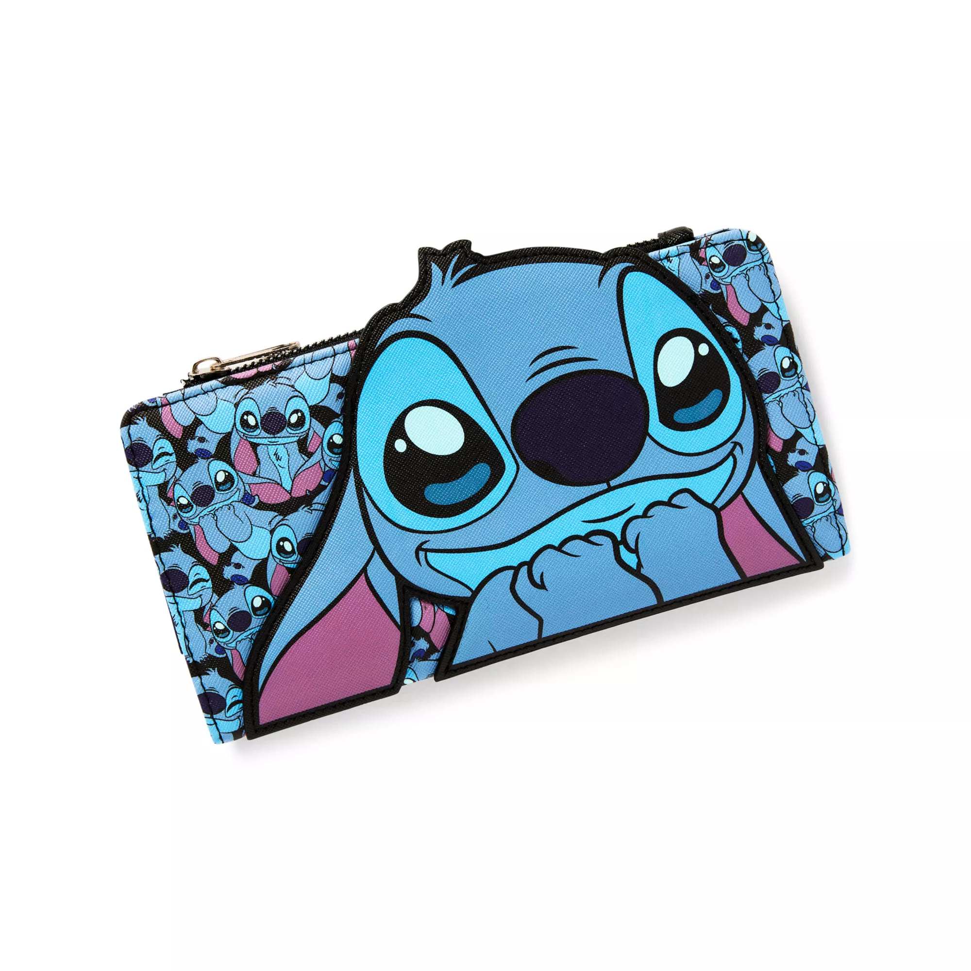 Stitch Kawaii Zip Wallet - Lilo & Stitch at Spencer's