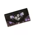 Purple and Black Floral Jack Skellington and Sally Wallet - The Nightmare Before Christmas at Spencer's