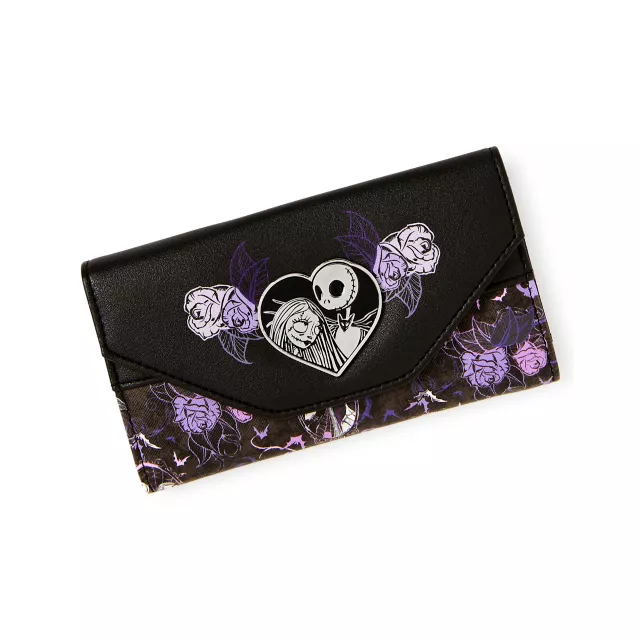 Disney Nightmare Before Christmas Jack Skellington Floral Face buying Bag and Wallet