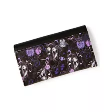 Purple and Black Floral Jack Skellington and Sally Wallet - The Nightmare Before Christmas at Spencer's