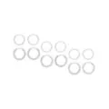 Multi-Pack Silvertone Hoop Earrings - 6 Pair at Spencer's