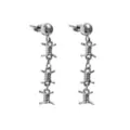Barbed Wire Chain Dangle Earrings - 18 Gauge at Spencer's