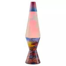 14.5 Inch Peach Sunset Pagoda Lava Lamp at Spencer's