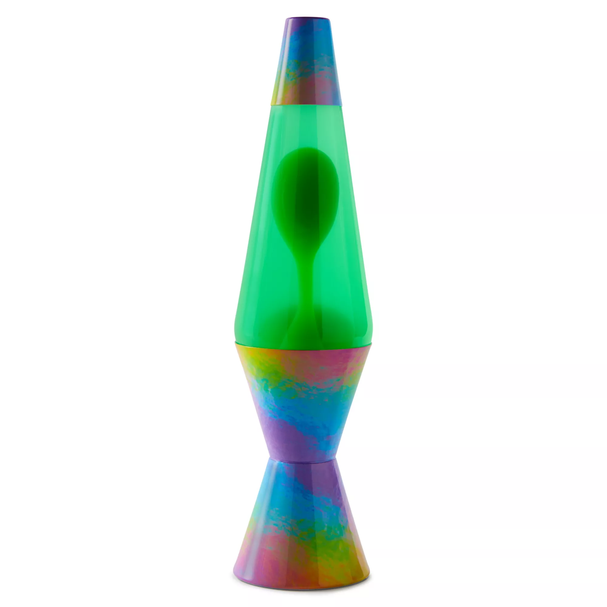 14.5 Inch Rainbow and Green Lava Lamp at Spencer's