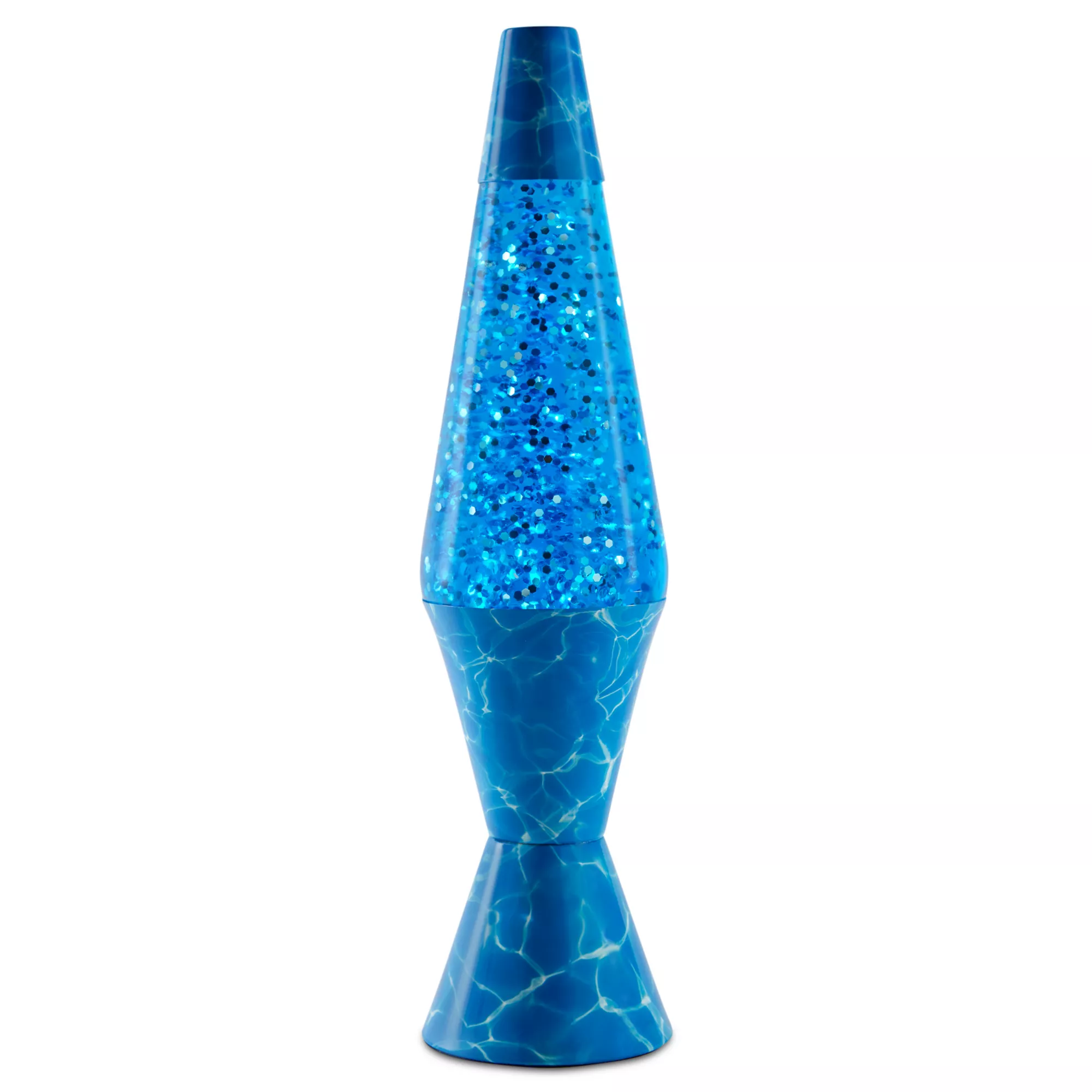 17 Inch Blue Pool Floor Glitter Lava Lamp at Spencer's