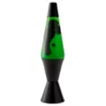 17 Inch Black and Green Diamond Debossed Lava Lamp at Spencer's