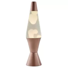 17 Inch Rose Gold and White Lava Lamp at Spencer's