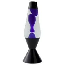 16.3 Inch Black Base Clear Lava Lamp at Spencer's