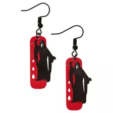 Ghost Face ® Blood Drip Card Dangle Earrings at Spencer's