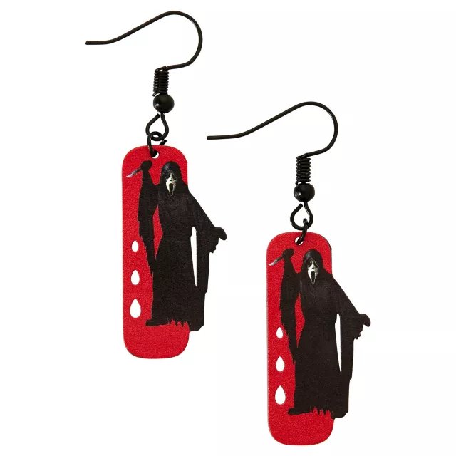 Ghost Face ® Blood Drip Card Dangle Earrings at Spencer's