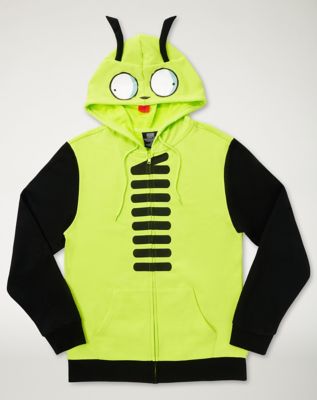 3D Invader Zim Hoodie 2x - by Spencer's