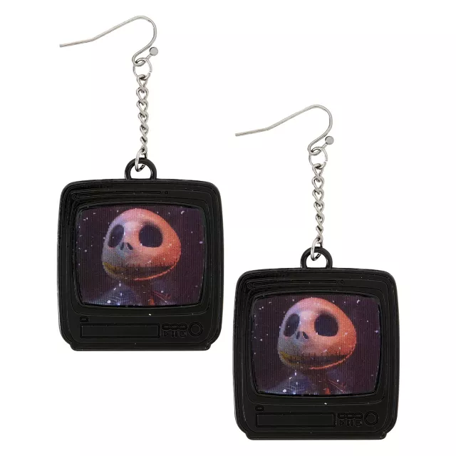 Jack Skellington and Sally Lenticular Dangle Earrings - The Nightmare Before Christmas at Spencer's