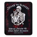 Never to Suffer Fleece Blanket at Spencer's