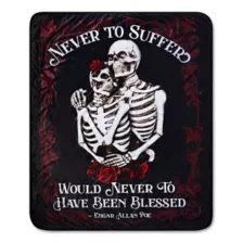 Never to Suffer Fleece Blanket at Spencer's