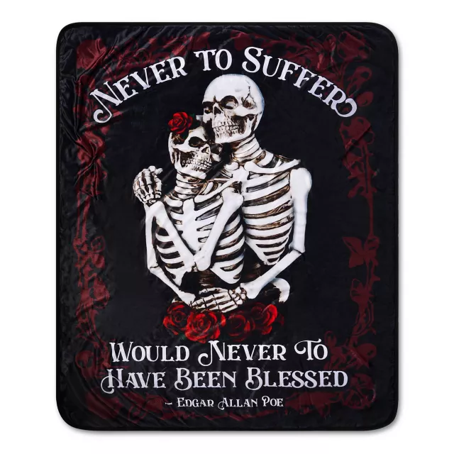 Never to Suffer Fleece Blanket at Spencer's