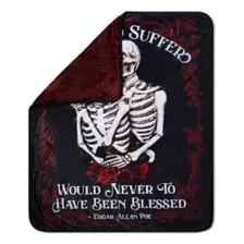 Never to Suffer Fleece Blanket at Spencer's