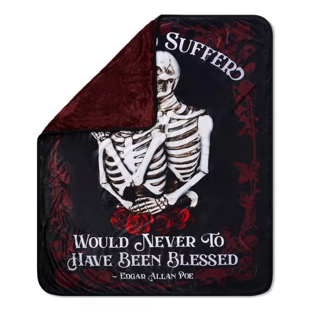 Never to Suffer Fleece Blanket at Spencer's