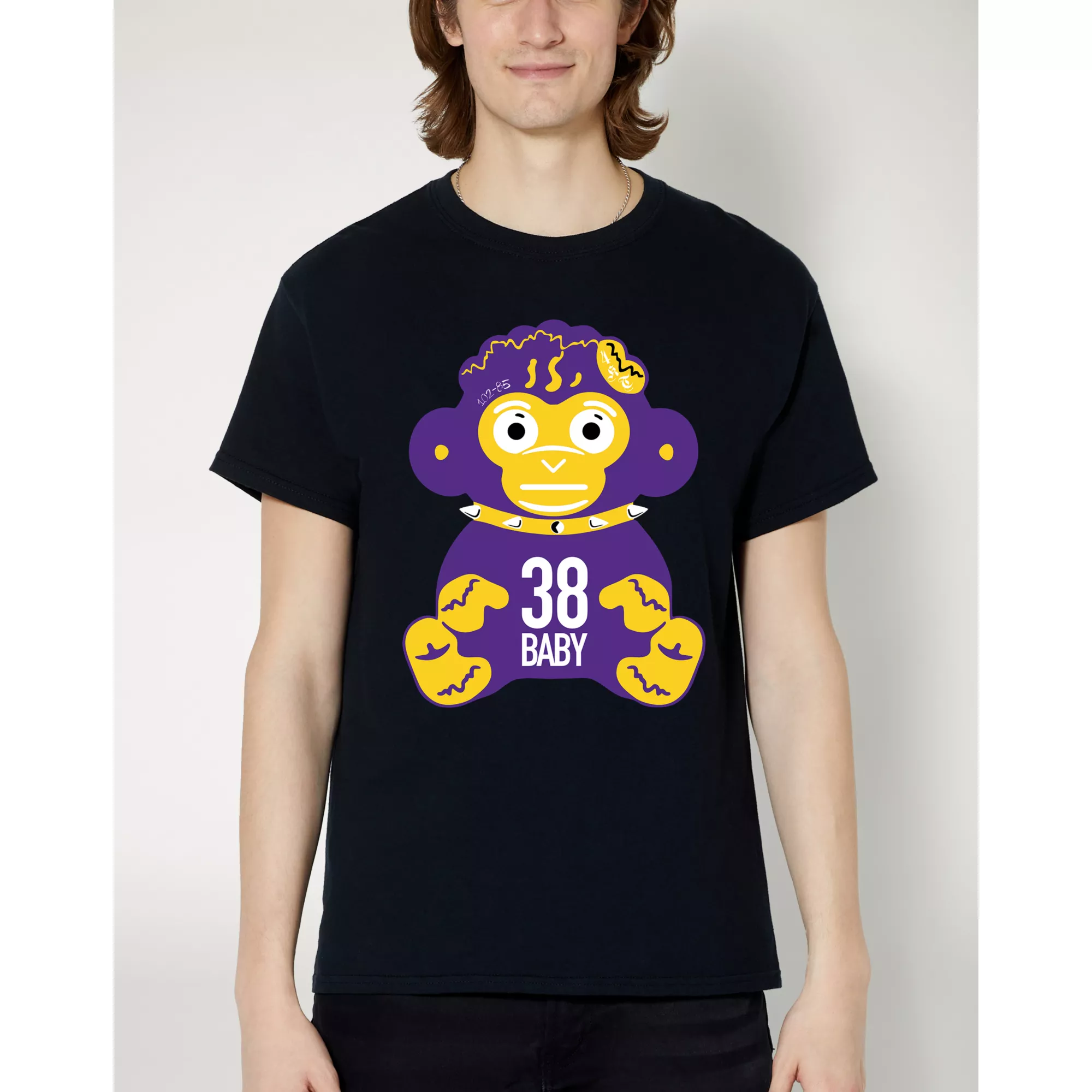 Purple and Yellow NBA Monkey T Shirt - NBA YoungBoy