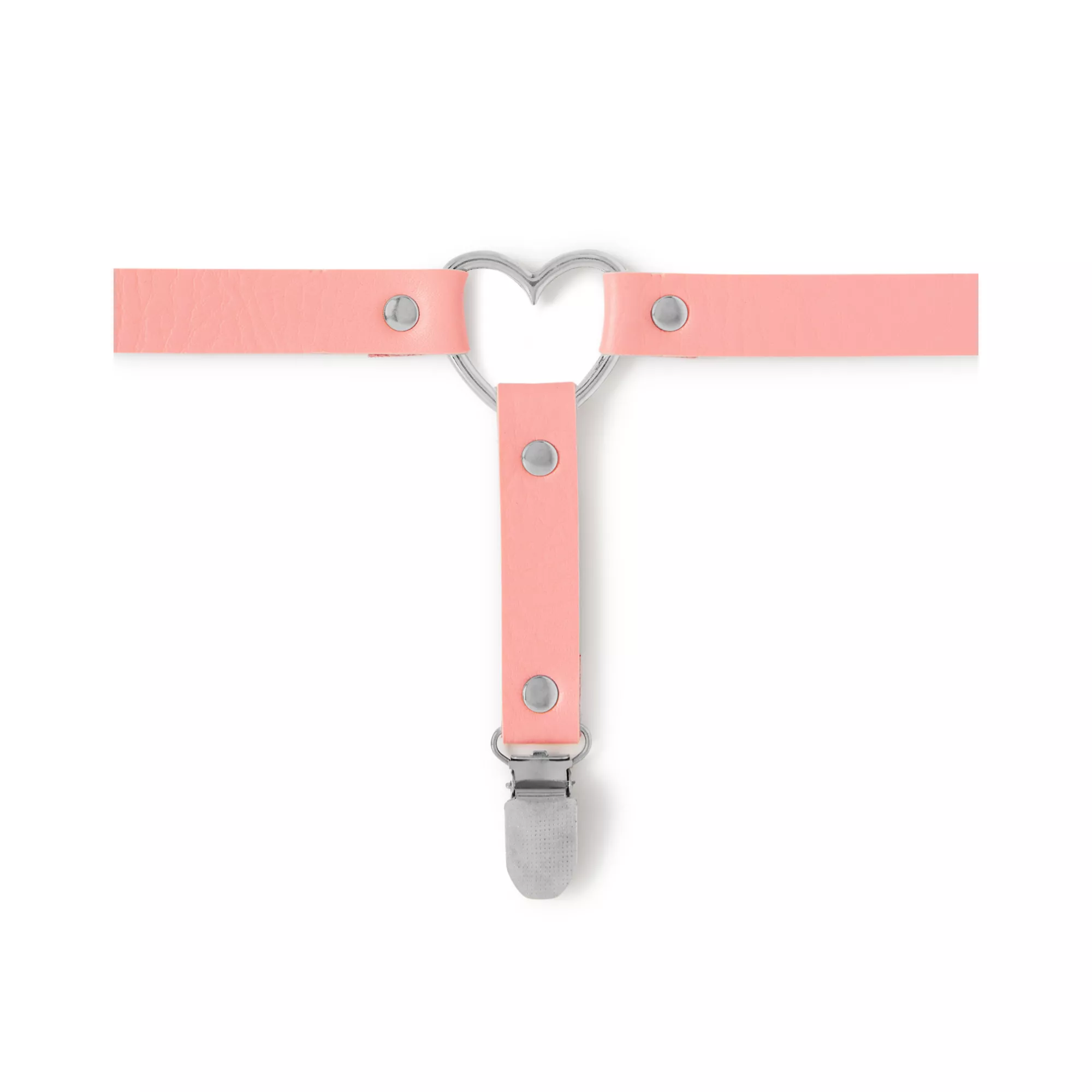 Pink Heart Leg Garters at Spencer's